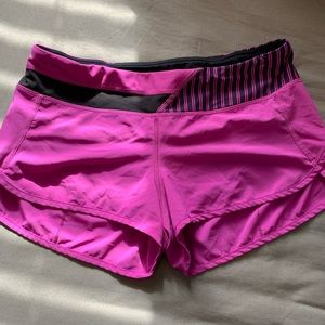 Lululemon run speed shorts